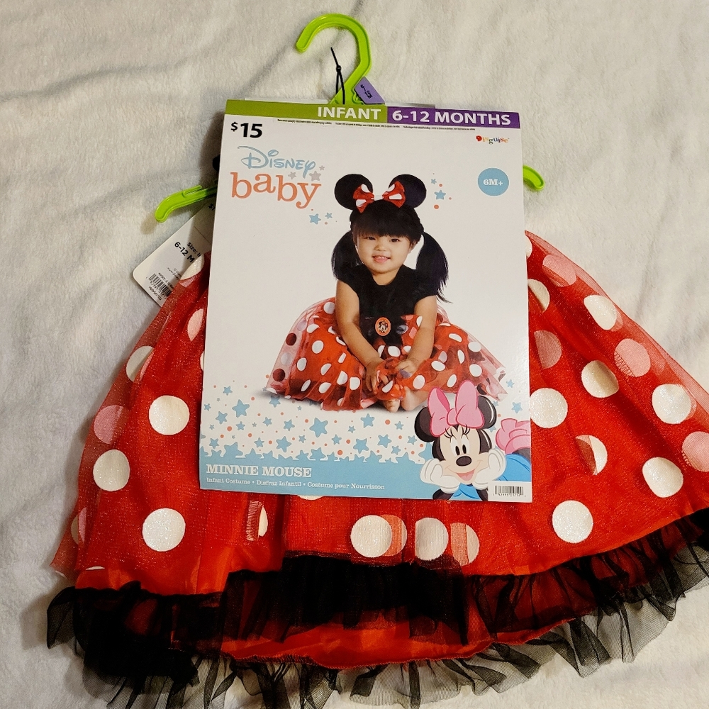 Minnie costume 6-12 mo.